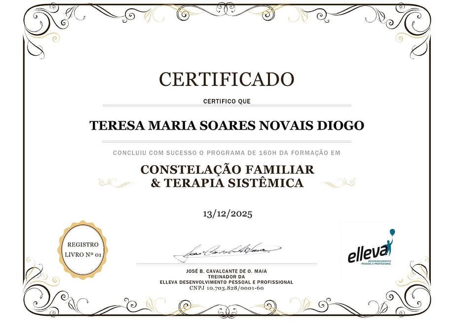 Certificado_Terapia Sistemica e Constelacao Familiar